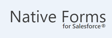 Native Forms For Salesforce