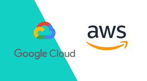 AWS and Google Cloud logo