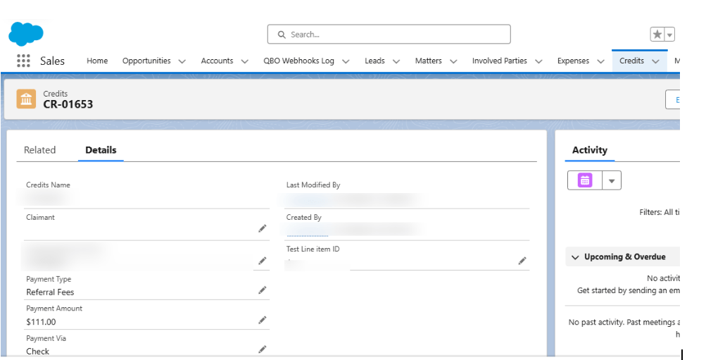 Deposit Sync from QBO to Salesforce 2
