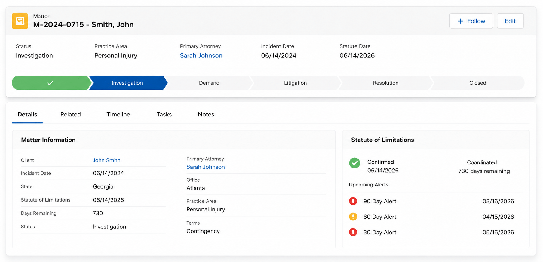 Salesforce Advologix — The Legal Operations Hub